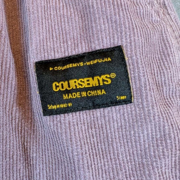 Coursemy Cargo Pants Corduroy Patchwork Drawstring Waist Size M 90s Colorblock - Picture 6 of 9